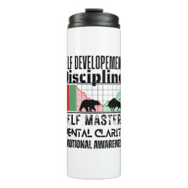 Reminder and motivation | Forex mindset | Marble Thermosbecher