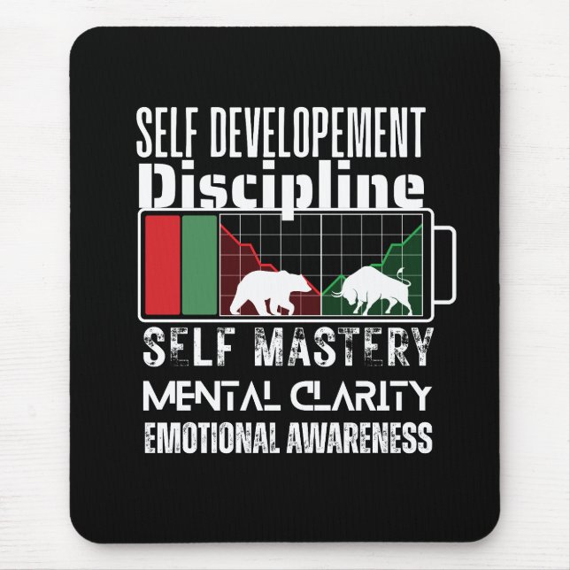 Reminder and motivation | Forex mindset Mousepad (Vorne)