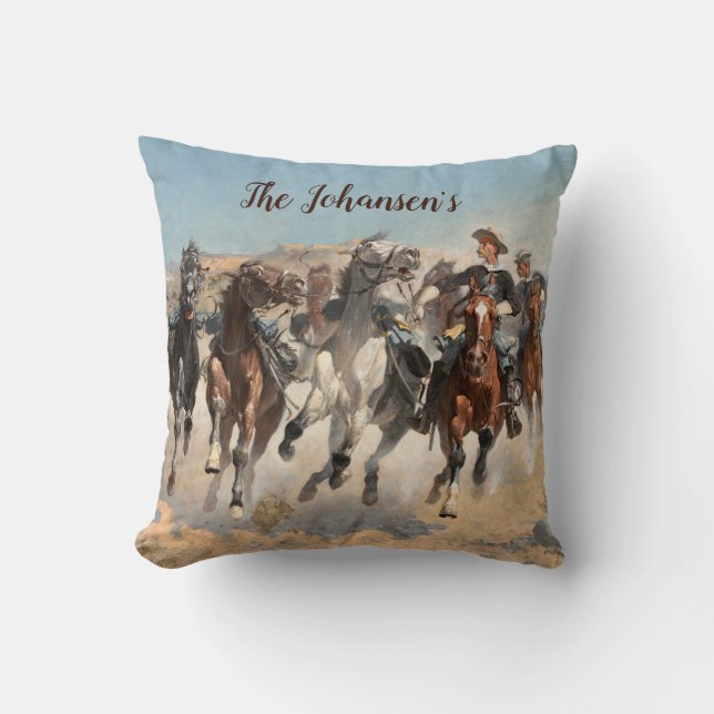 Remington Cowboy Coussin du sud-ouest (Recto)