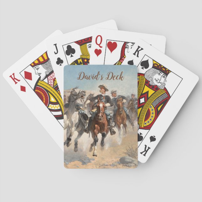 Remington Cowboy Southwest Spielkarten (Rückseite)