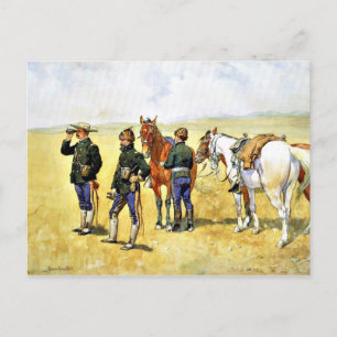 Remington - Die Aufklärungsgruppe, Cowboy-Kunst Postkarte
