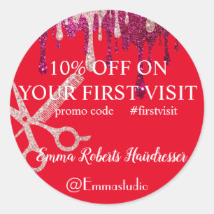 Remise Offre de vente Sticker rond classique