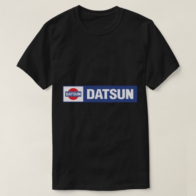 Remix-Aufkleber für Datsun-Logo T-Shirt (Design vorne)