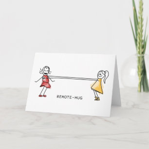 Remote-Hug Karte