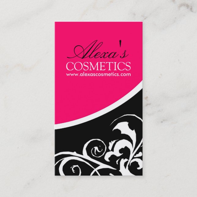 Remous élégant : : Carte de visite (Devant)