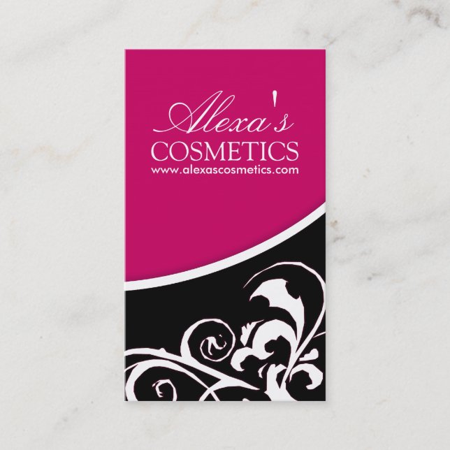 Remous élégant : : Carte de visite (Devant)