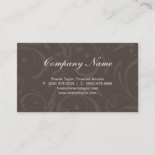 Remous professionnels de carte de visite de Taupe