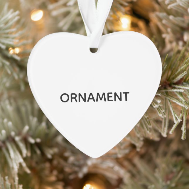 Remove This Text & Add Your Own Design Ornament (Baum)