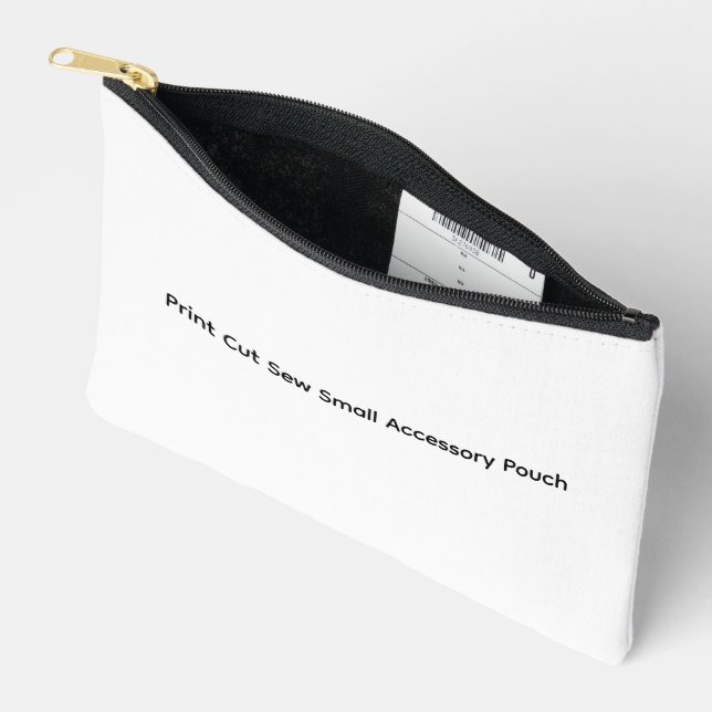 Remove This Text & Add Your Own Design Zubehörtasche (Offen)