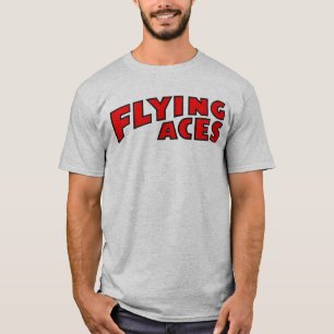 Remplaçant gris de logo de T-shirt d'as de vol