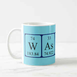 Remplacer la tasse de mots de table périodique