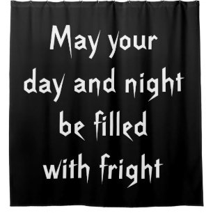 Rempli avec rideau de douche Halloween Fright