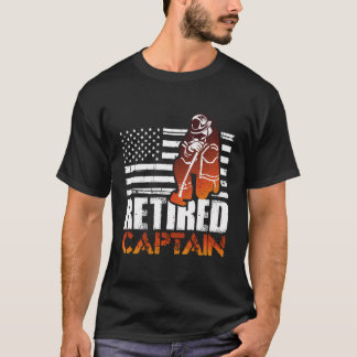 Remüde American Firefighter Captain Retirement Gi T-Shirt