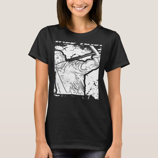 Remüde Archer Bowman Bow Archer Archery Granddad T-Shirt (Vorderseite)