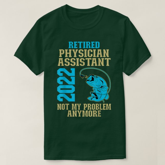 Remüde Arzt Assistant 2022 Fishing Lover Ret T-Shirt (Design vorne)