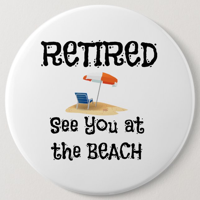 Remüde - Bis zum Strand Button (Vorderseite)