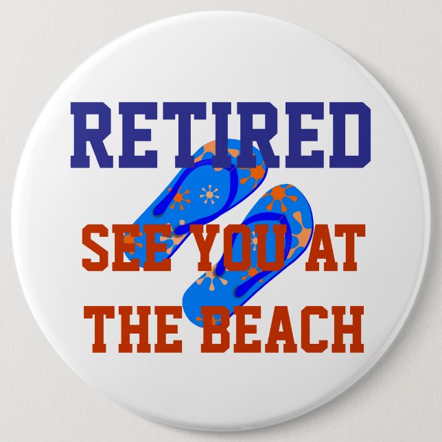Remüde - Bis zum Strand Button (Vorderseite)