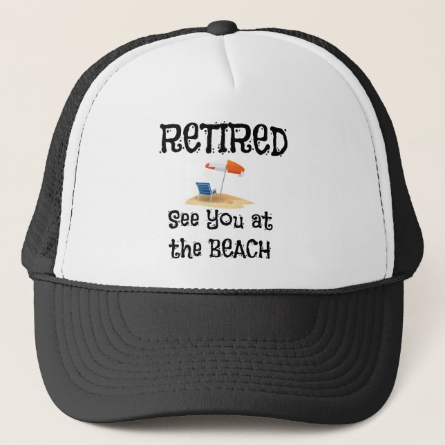 Remüde - Bis zum Strand Truckerkappe (Vorderseite)