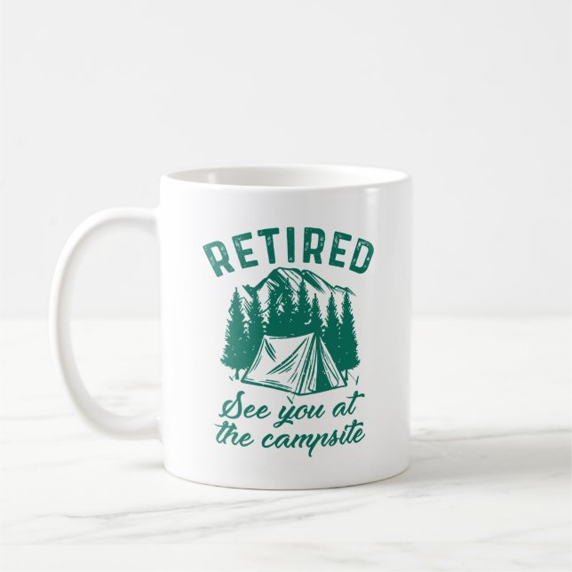 Remüde Campingplatz Kaffeetasse (Links)