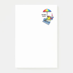 Remüde Chick, beliebtes Design, Post-it Klebezettel