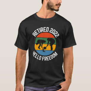 Remüde Curling 2022 Hallo Freiheit Curling T-Shirt