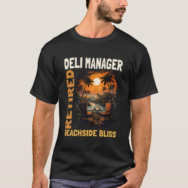Remüde Deli Manager - Funny Retirement T-Shirt (Vorderseite)