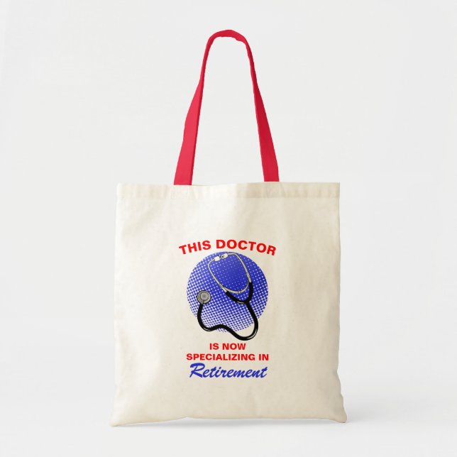 Remüde Doctor Funny Retirement Sprichwort Tragetasche (Vorne)