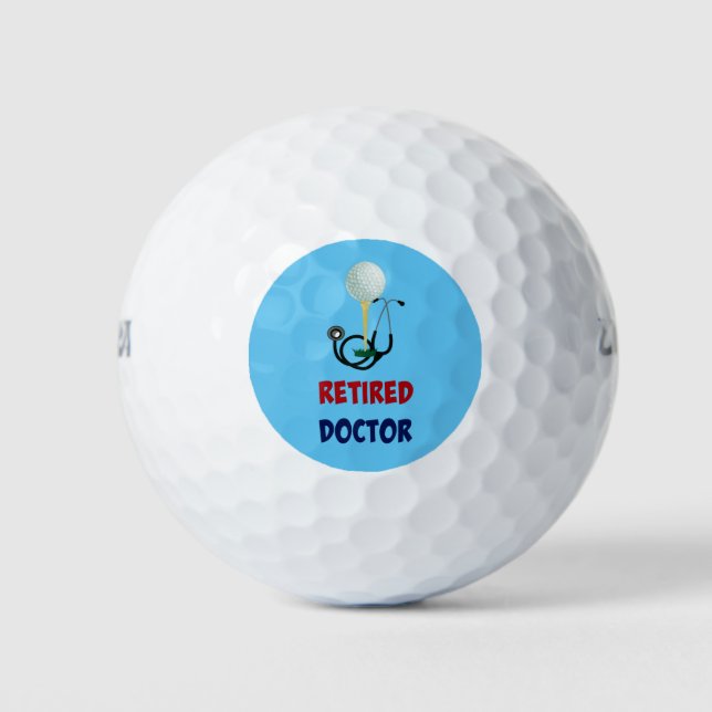 Remüde Doktor, Stethoskop und Golf Ball Design (Vorderseite)