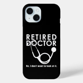 Remüde Doktor w Stethoscope und Sassy Funny Zitat Case-Mate iPhone Hülle
