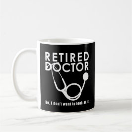 Remüde Doktor w Stethoscope und Sassy Funny Zitat Kaffeetasse
