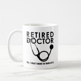 Remüde Doktor w Stethoscope und Sassy Funny Zitat Kaffeetasse