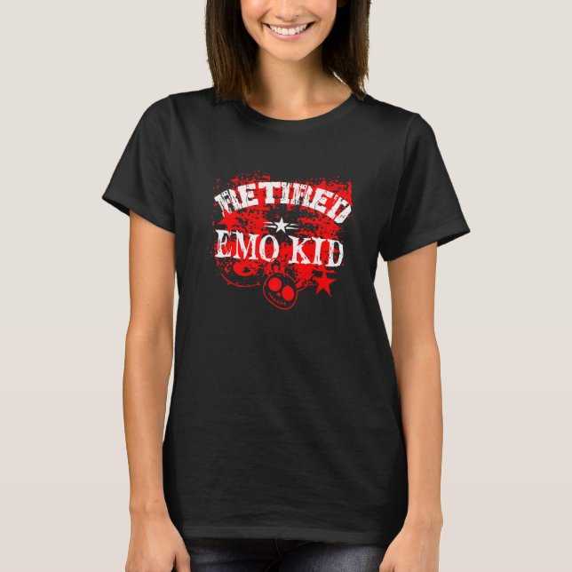 Remüde Emo Kid Emo Goth 1 T-Shirt (Vorderseite)