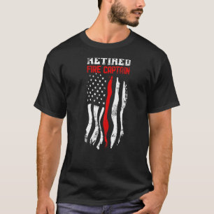 Remüde Feuerwehrmann Amerikanischer Feuerwehrmann  T-Shirt