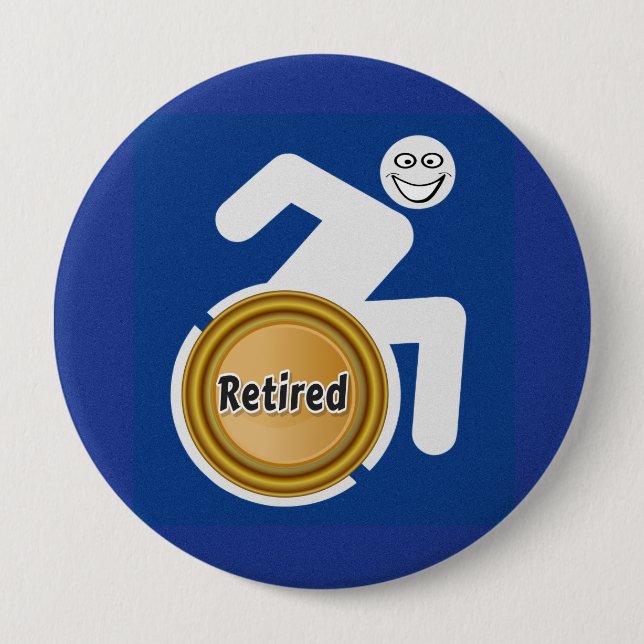 Remüde Handicapped Button (Vorderseite)