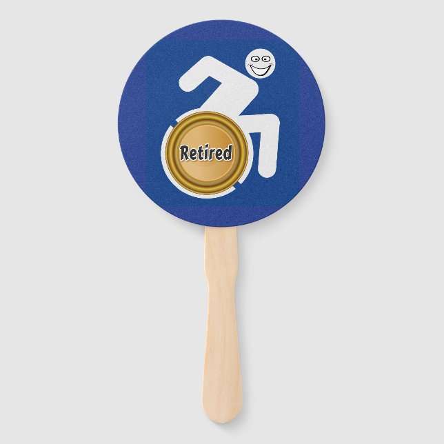 Remüde Handicapped Fächer (Vorderseite)