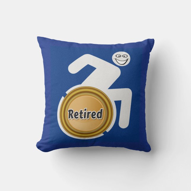 Remüde Handicapped Kissen (Vorderseite)