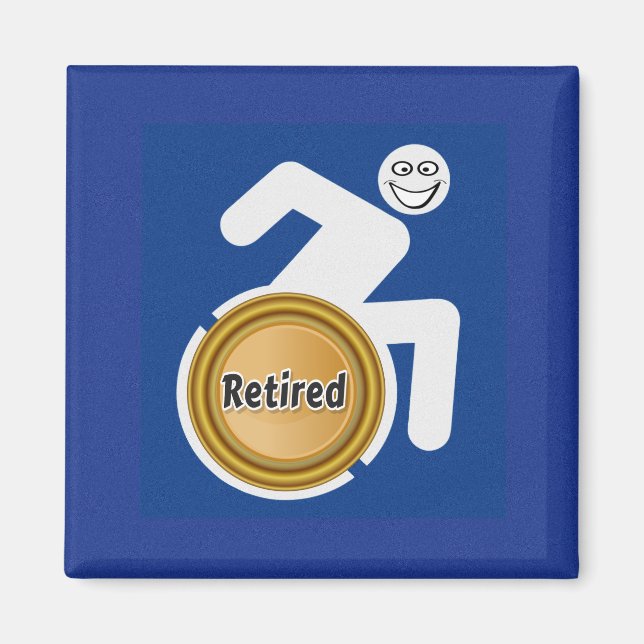 Remüde Handicapped Magnet (Vorne)