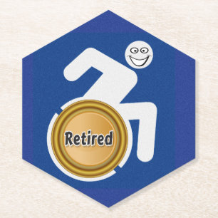 Remüde Handicapped Untersetzer