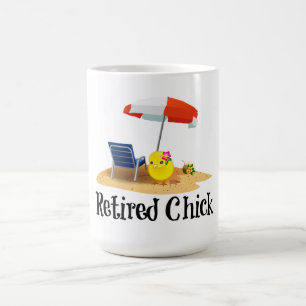 Remüde Kick am Strand Kaffeetasse