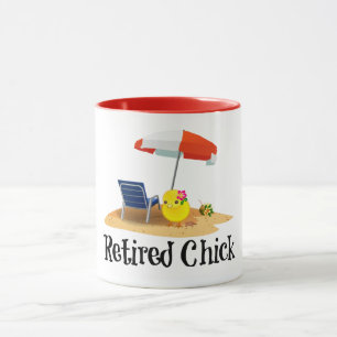 Remüde Kick am Strand Tasse