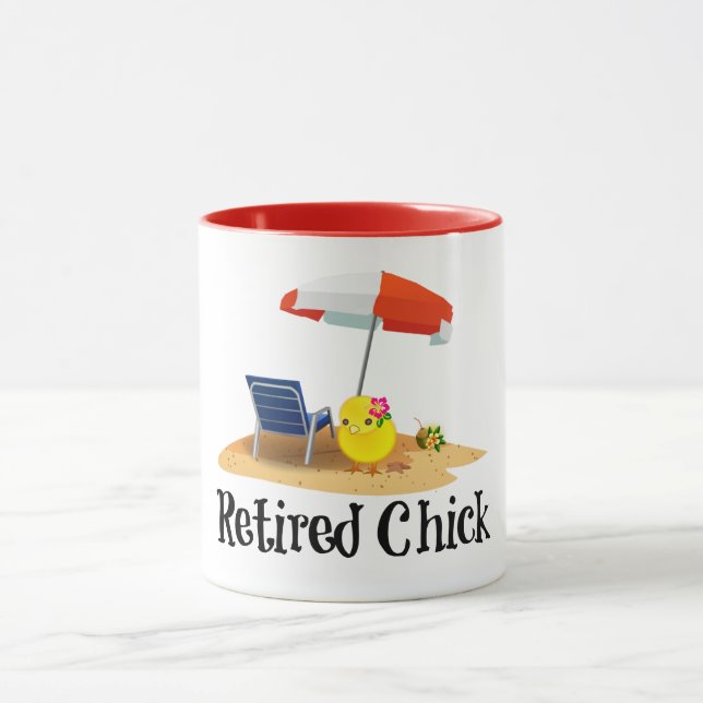 Remüde Kick am Strand Tasse (Zentrum)