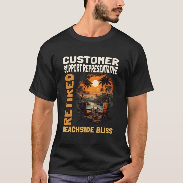 Remüde Kundenbetreuer - Funny Re T-Shirt (Vorderseite)