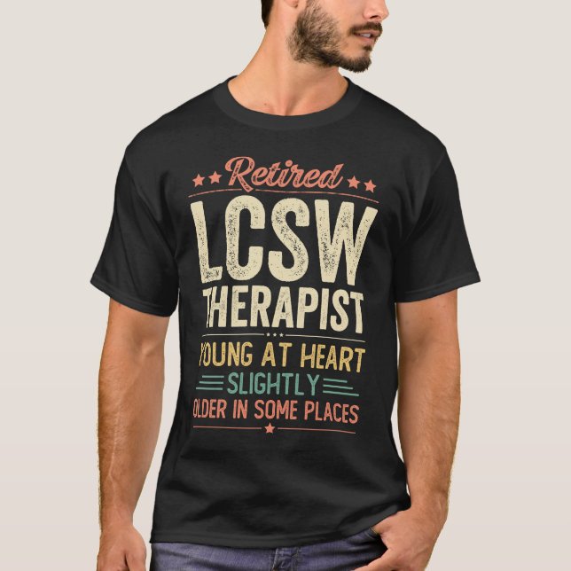 Remüde Lcsw Therapeut T-Shirt (Vorderseite)