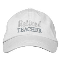 Remüde Lehrerin bestickt Baseballhut
