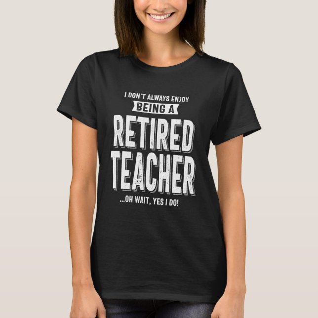 Remüde Lehrerin T-Shirt (Vorderseite)