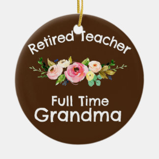 Remüde Lehrerin Vollzeit Oma Keramik Ornament