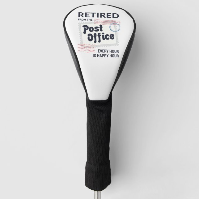 Remüde Mailman Postal Worker Retirement Niedlich Golf Headcover (Vorderseite)