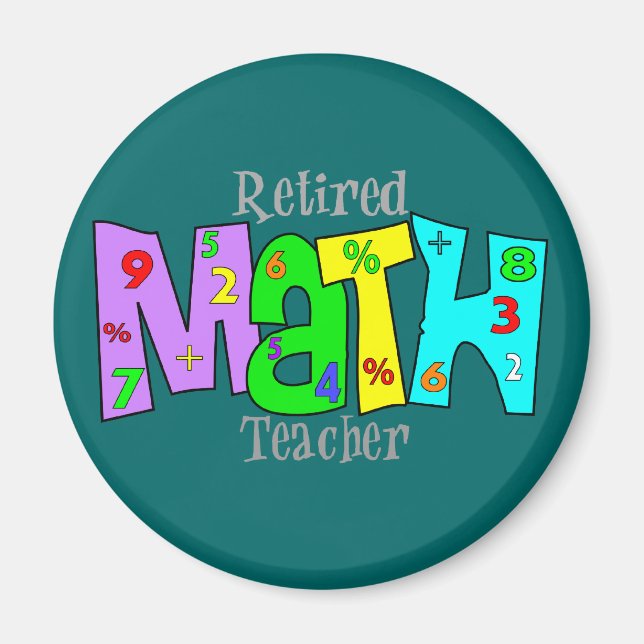 Remüde Math Teacher Geschenke Magnet (Vorne)