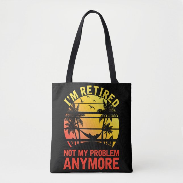 Remüde Men Women Sarcastic Retiree Tasche (Vorderseite)