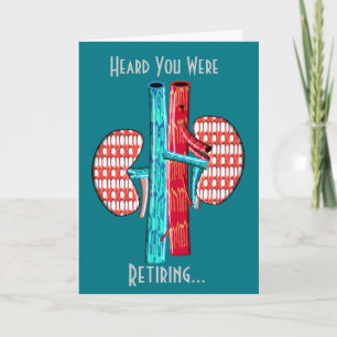 Remüde Nephrologe Kidney Art Karte